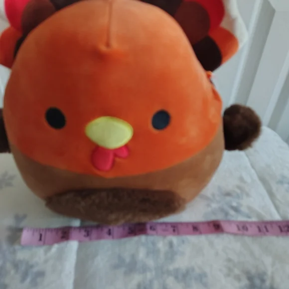 Original Squishmallows Plush Turkey Toy Ulana - Picture 6 of 9